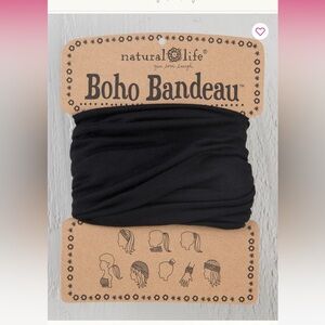 NATURAL LIFE Black Boho Bandeau FULL Size